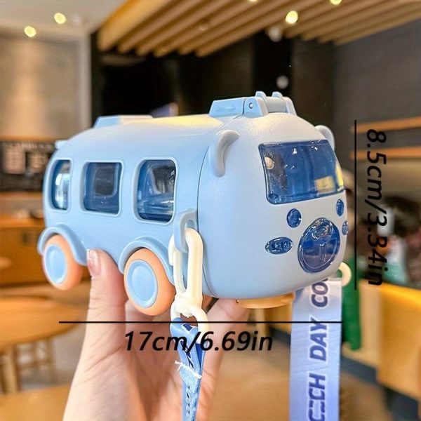 Kids Cute Bear Baby Bus Tritan Water Bottle - 500ml