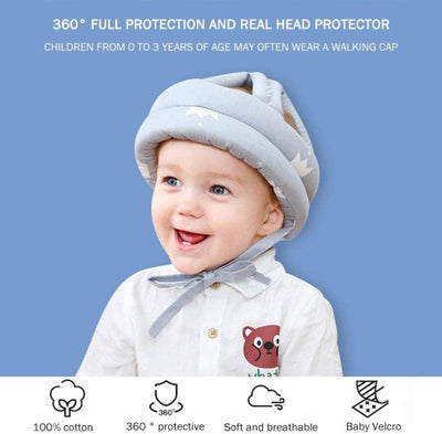 Baby Head Protector Crawling – Baby Safety Helmet & Amp Walking Helmet (random Color/design)