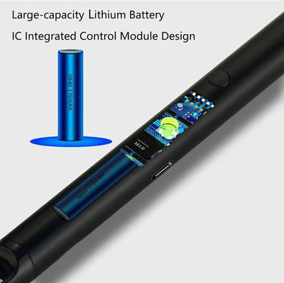 Arc Lighter With Usb Charging | Flameless Windproof | Led Battery Display | Safety Switch | Rotate 360 Degrees