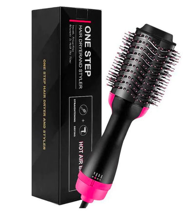 One Step 3 In 1 Hair Dryer And Volumizer / Hot Air Brush – Comb For Drying, Straightening, And Curling