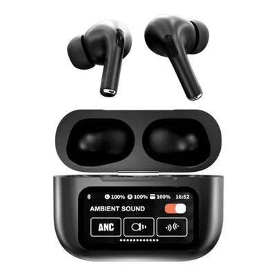 A9 Pro Touch Screen Display Anc Wireless Earbuds