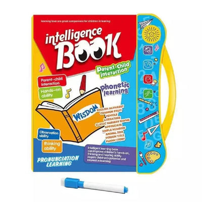 Intelligence Book English Letters Words Learning Language E-book Toddlers Preschool Educational Toys